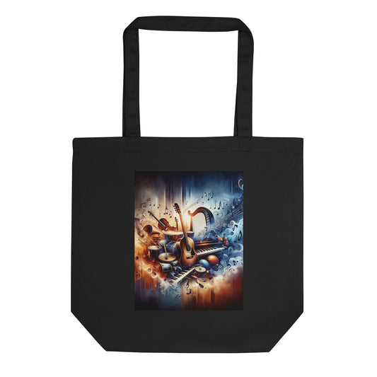 Music Instruments Eco Tote Bag - Readable Apparel