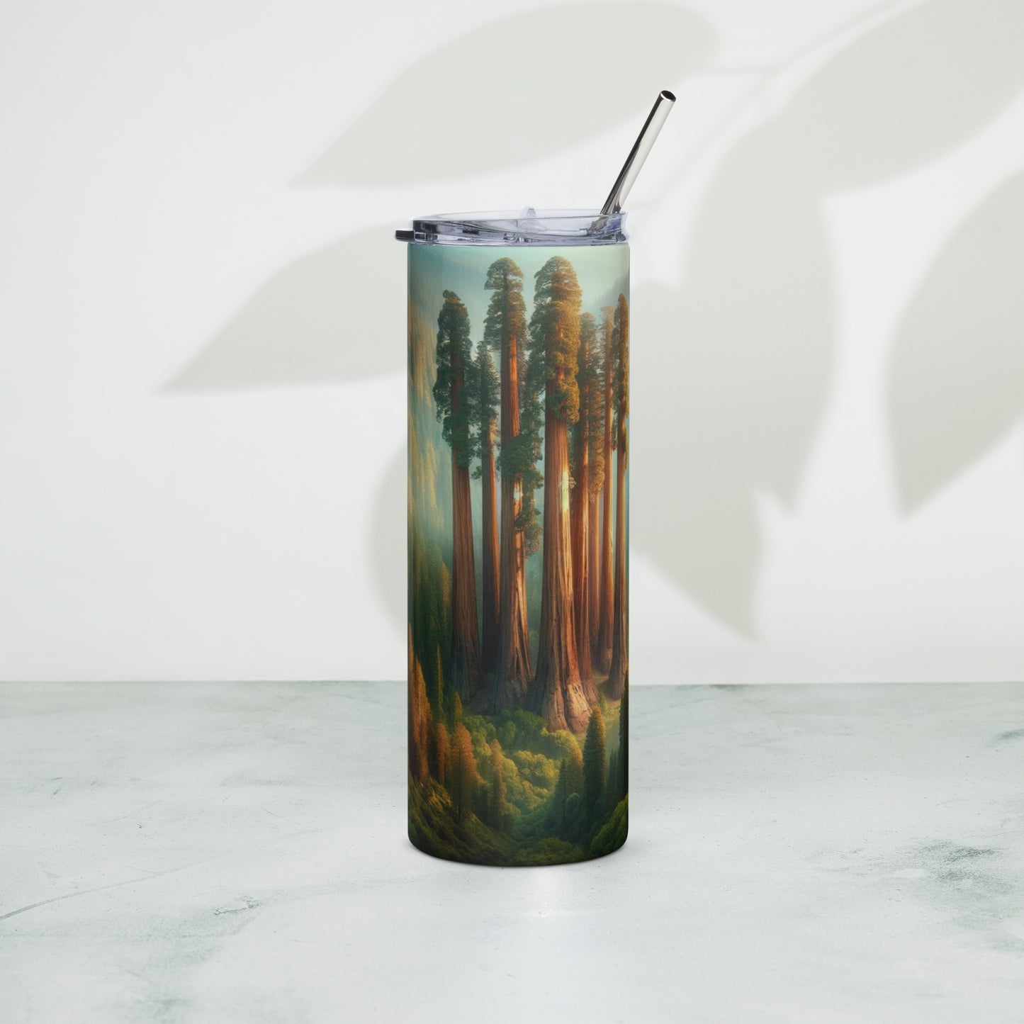 Redwood Tree Themed Stainless steel tumbler - Readable Apparel