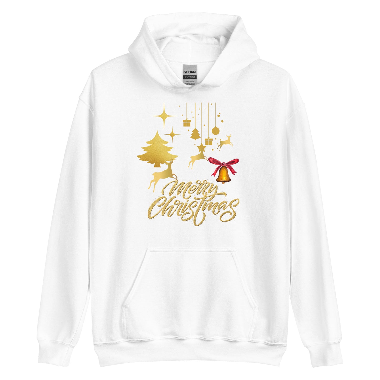 Gold X Mas Sweatshirt - Readable Apparel