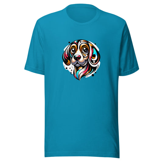 Psychedelic Dog Unisex t-shirt - Readable Apparel