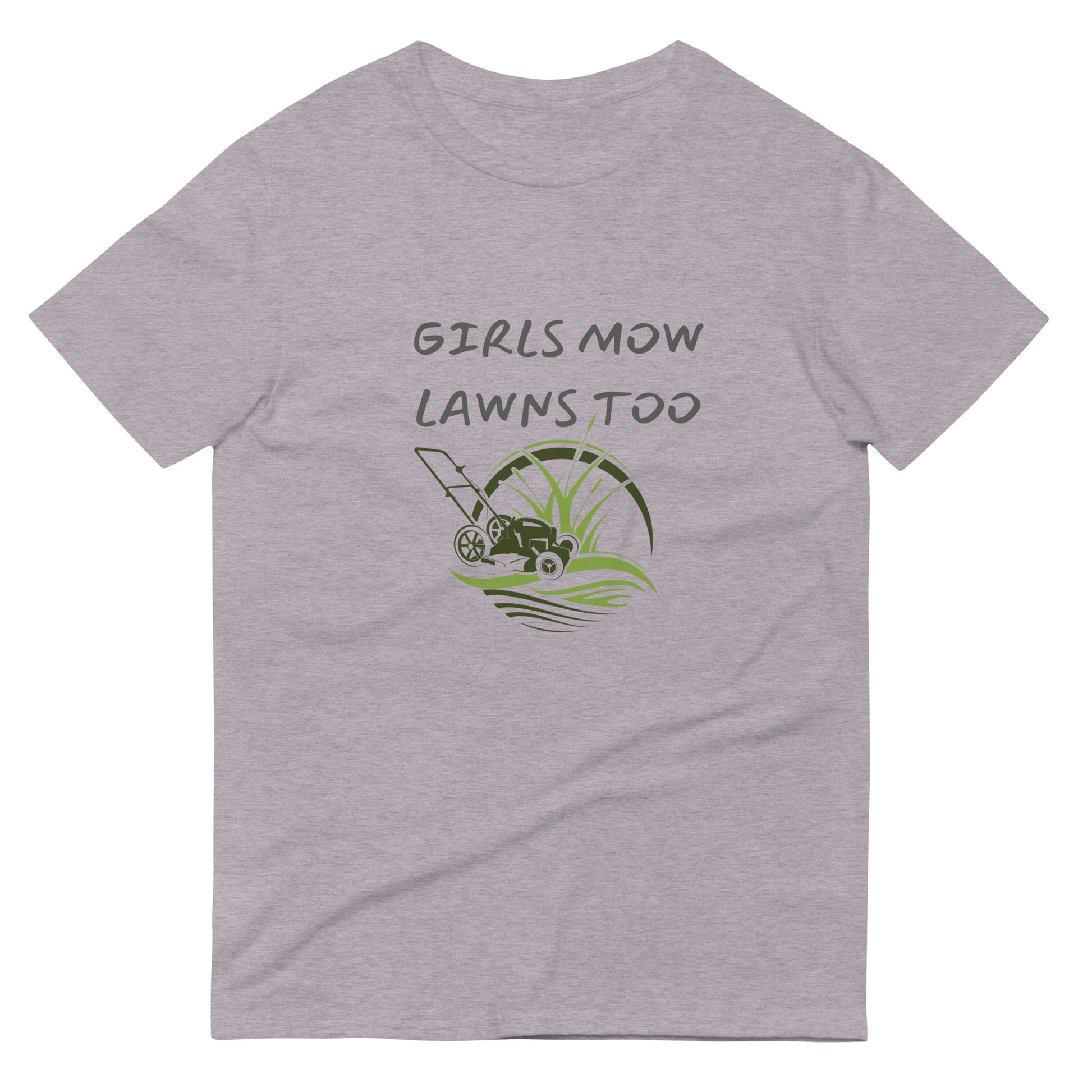 Girls Mow Lawns Too Short-Sleeve T-Shirt - Readable Apparel